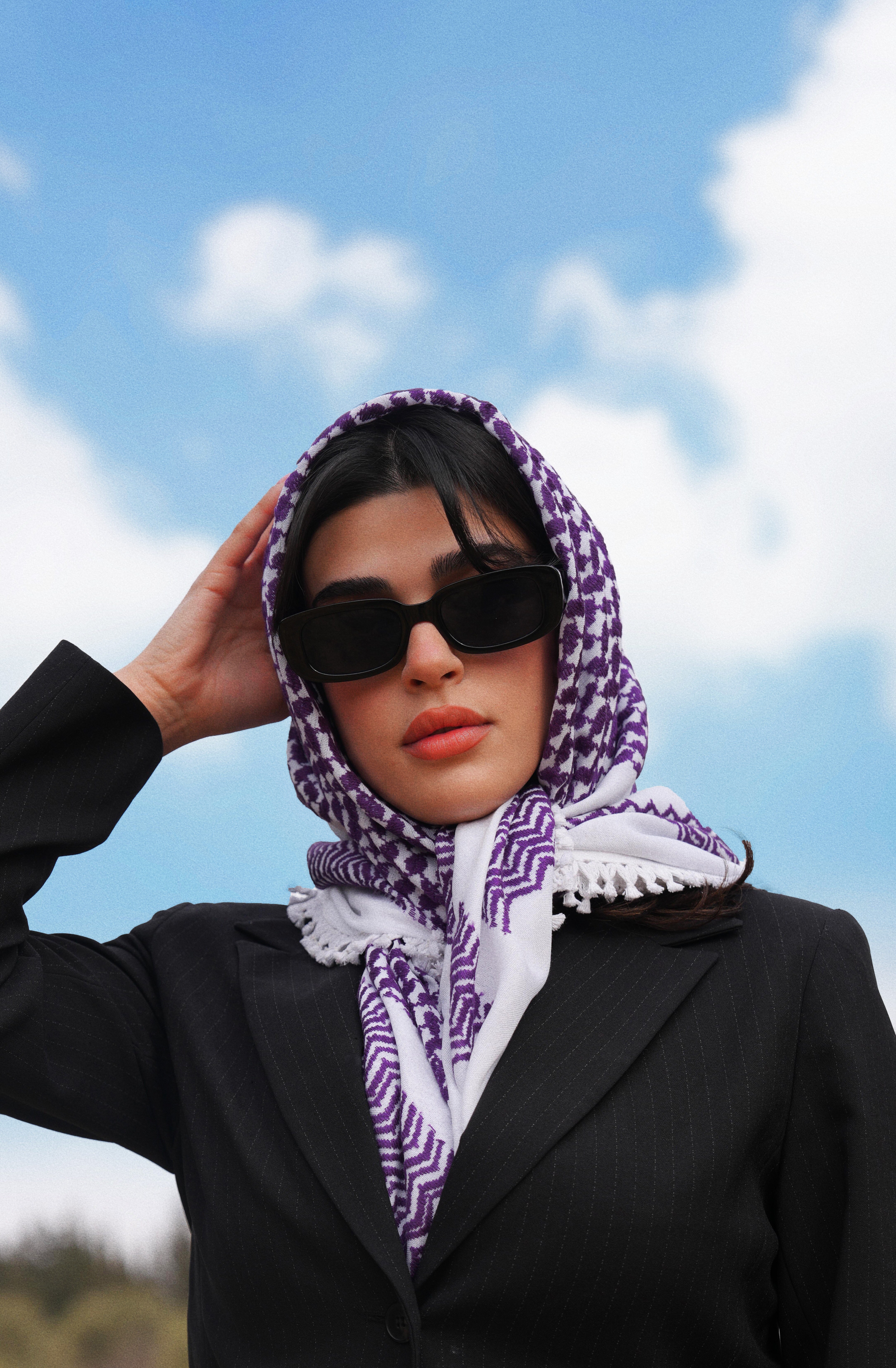 Arab Christians wear keffiyeh